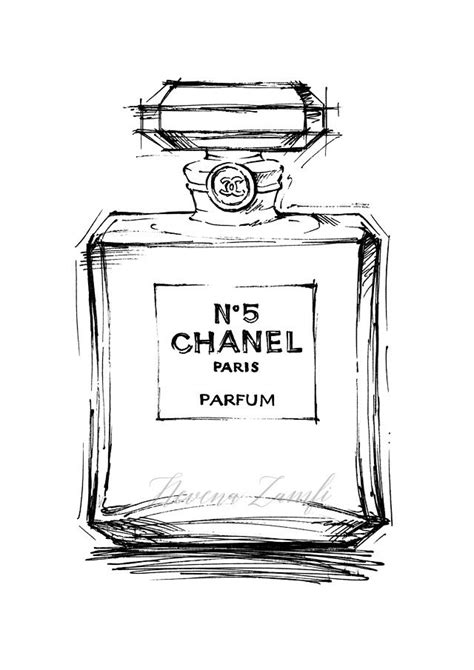 chanel bottles drawimg|chanel label printable.